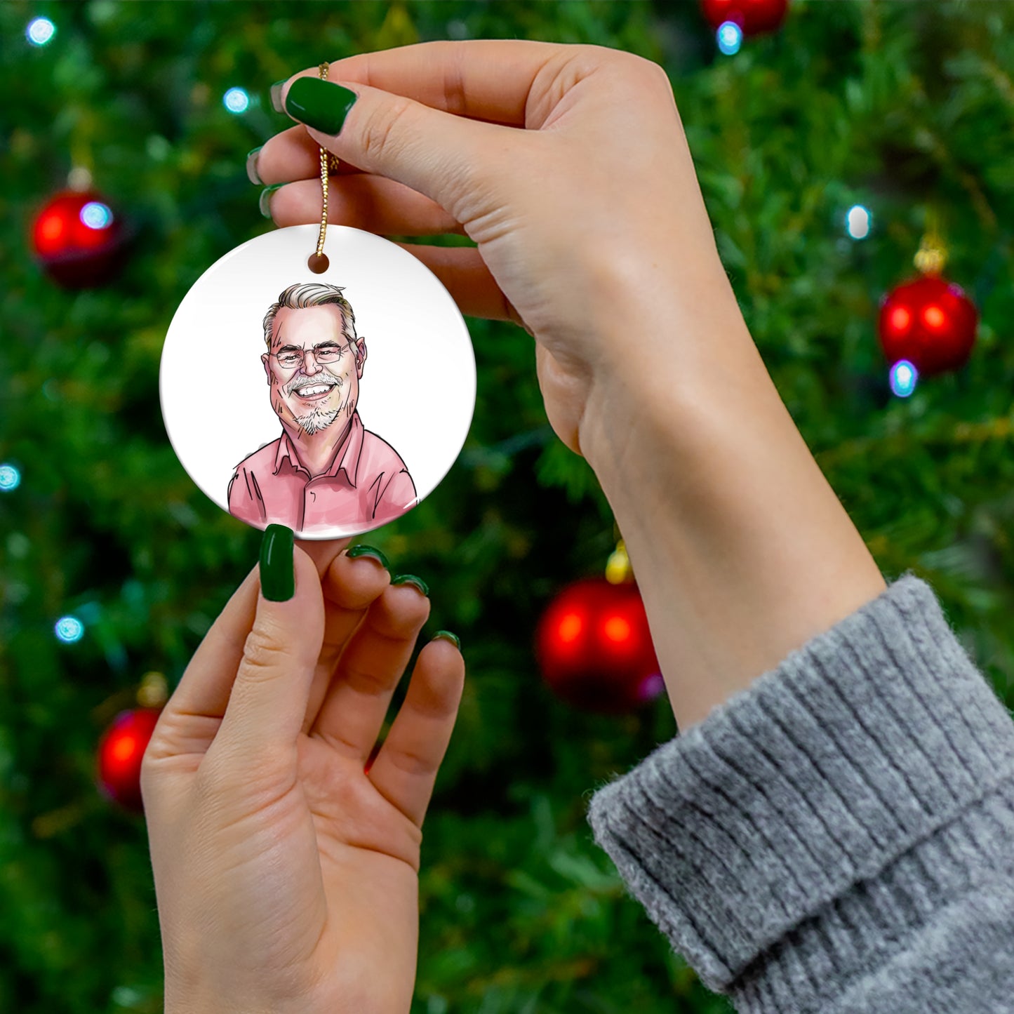 Lamar Ceramic Ornament