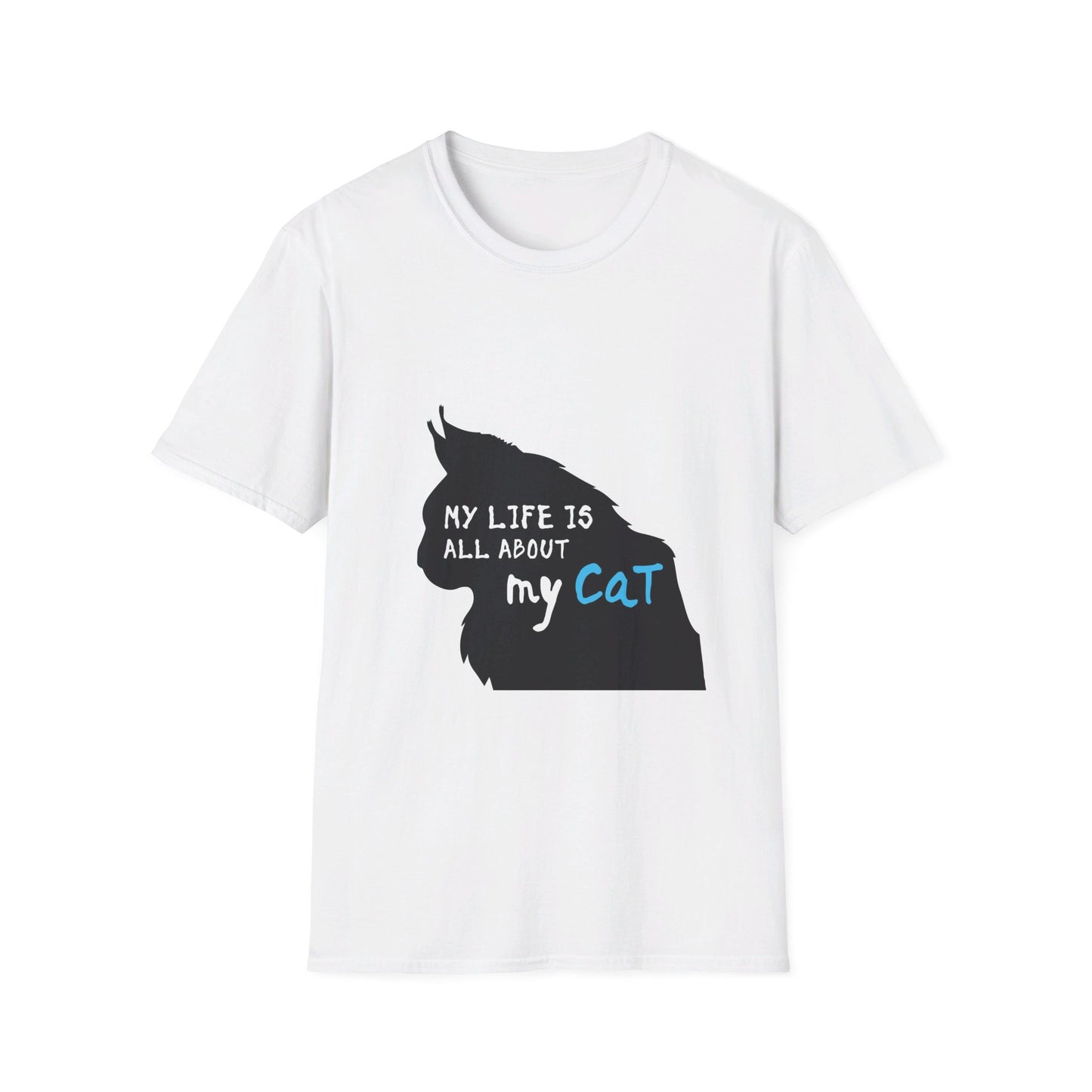 My Life is All About My Cat Unisex Softstyle T-Shirt