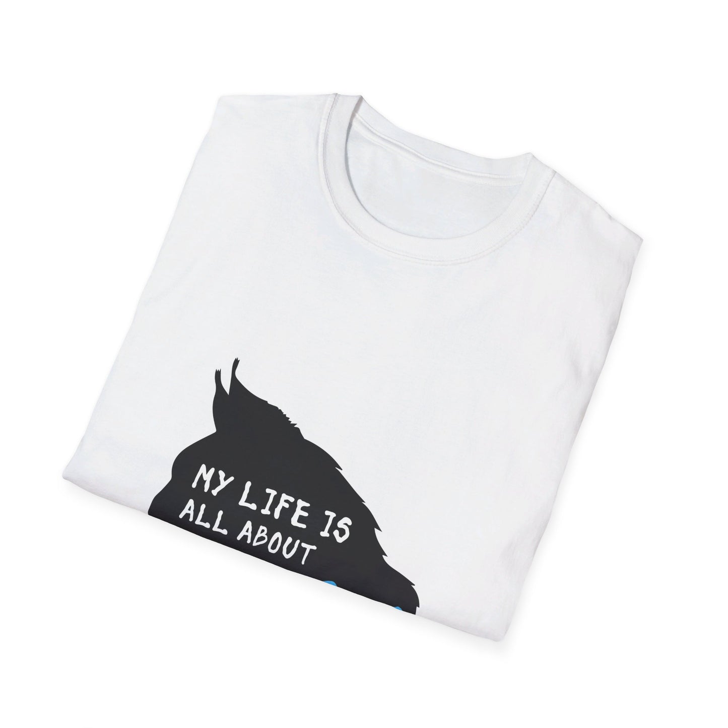 My Life is All About My Cat Unisex Softstyle T-Shirt
