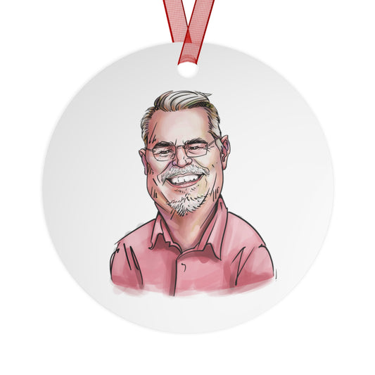 Lamar Caricature Holiday Ornament