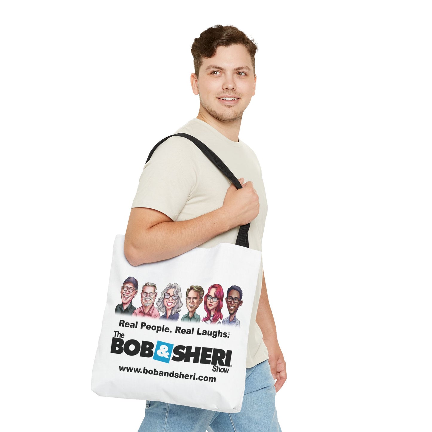The Bob & Sheri Crew Caricature Tote