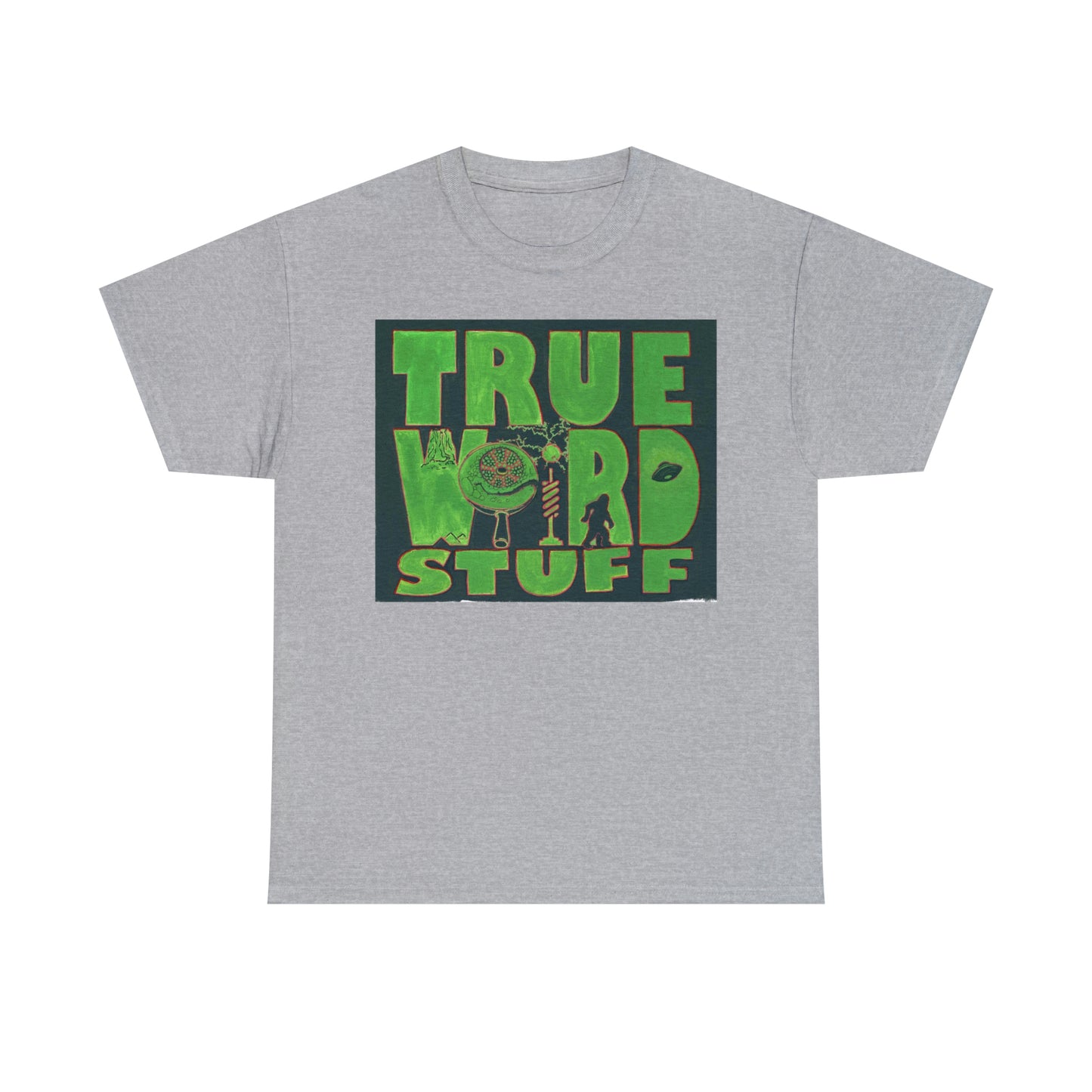 True Weird Stuff Unisex Heavy Cotton Tee