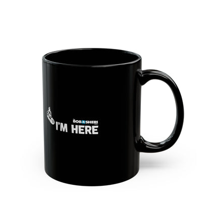 Doc, are you there? Black coffee mug