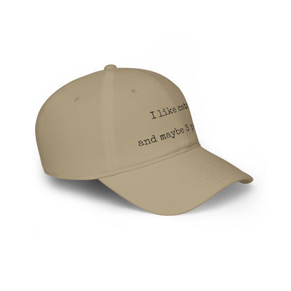 Food. Pets. Murder Low Profile Baseball Cap
