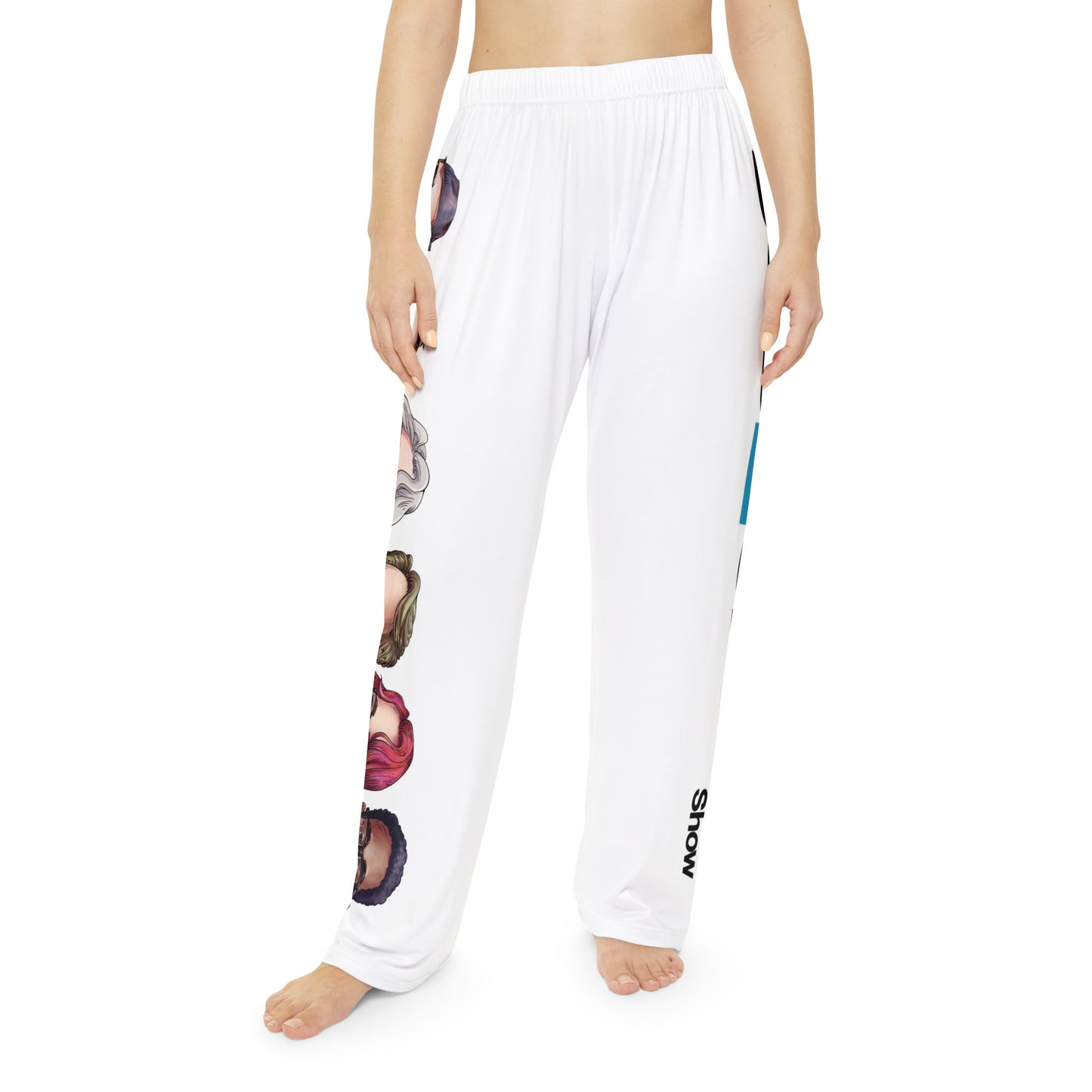 Women's Pajama Pants--with Bob & Sheri caricatures and logo