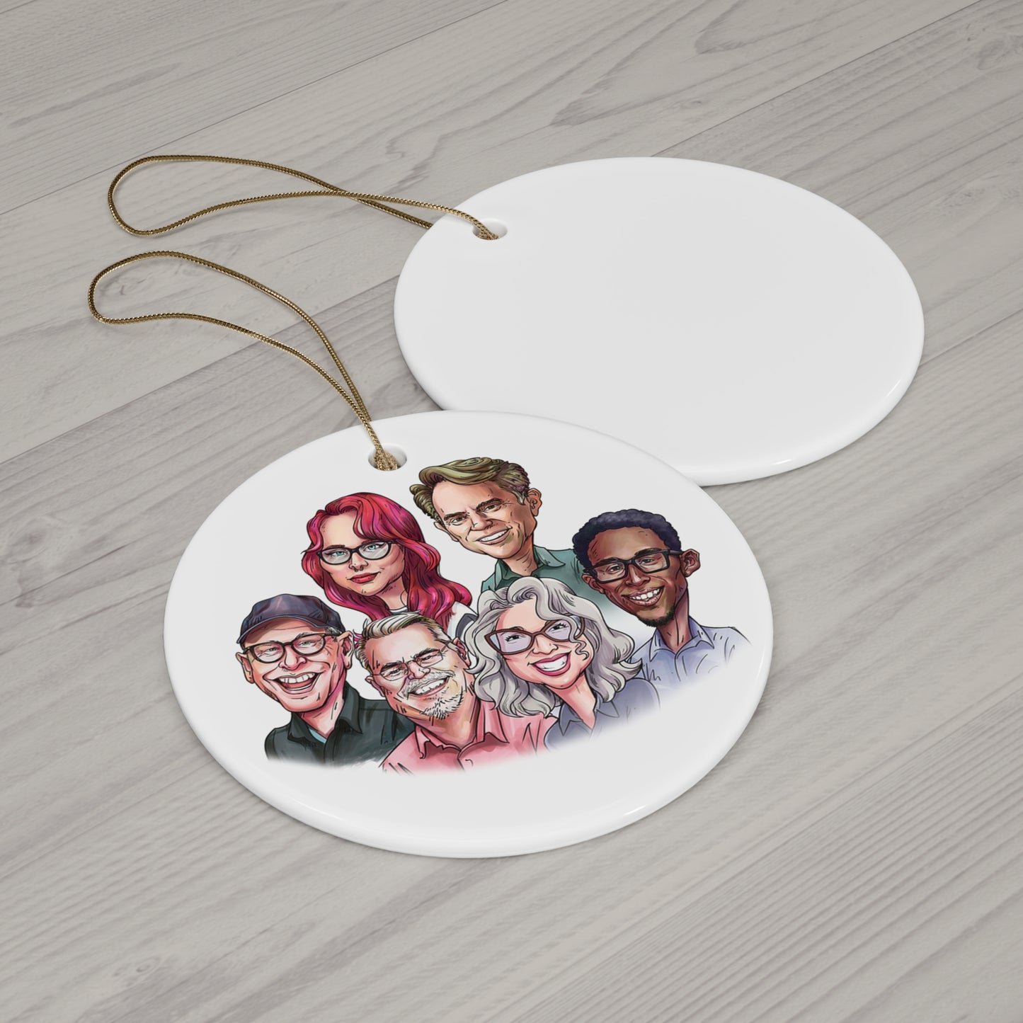 Bob & Sheri Ceramic Ornament
