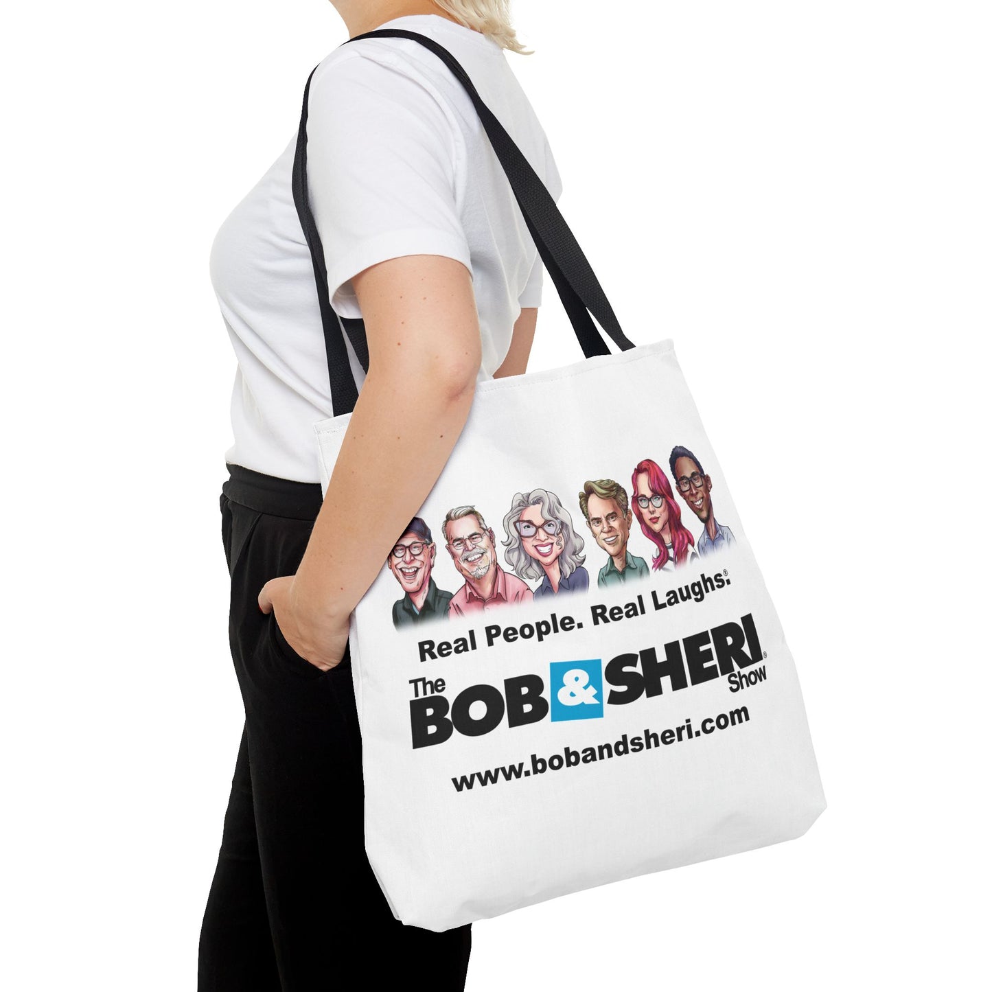 The Bob & Sheri Crew Caricature Tote