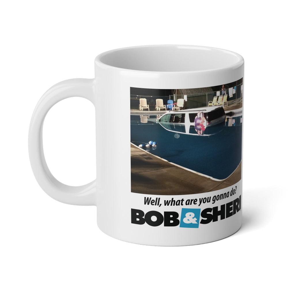 Car In Pool 20oz Coffee Mug--Back In Stock