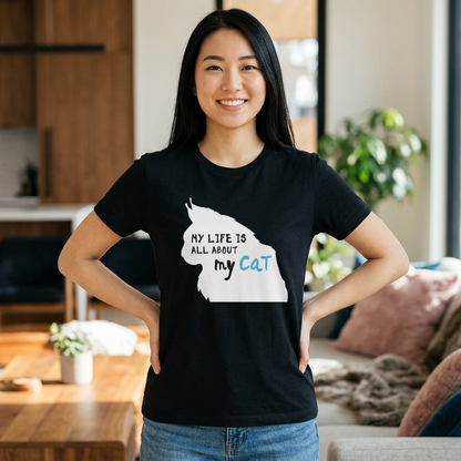 My Life Is All About My Cat The Boyfriend tee