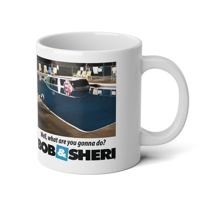 Car In Pool 20oz Coffee Mug--Back In Stock