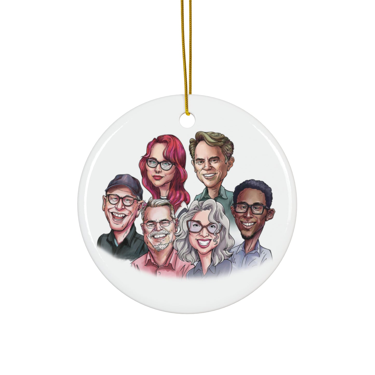 Bob & Sheri Ceramic Ornament