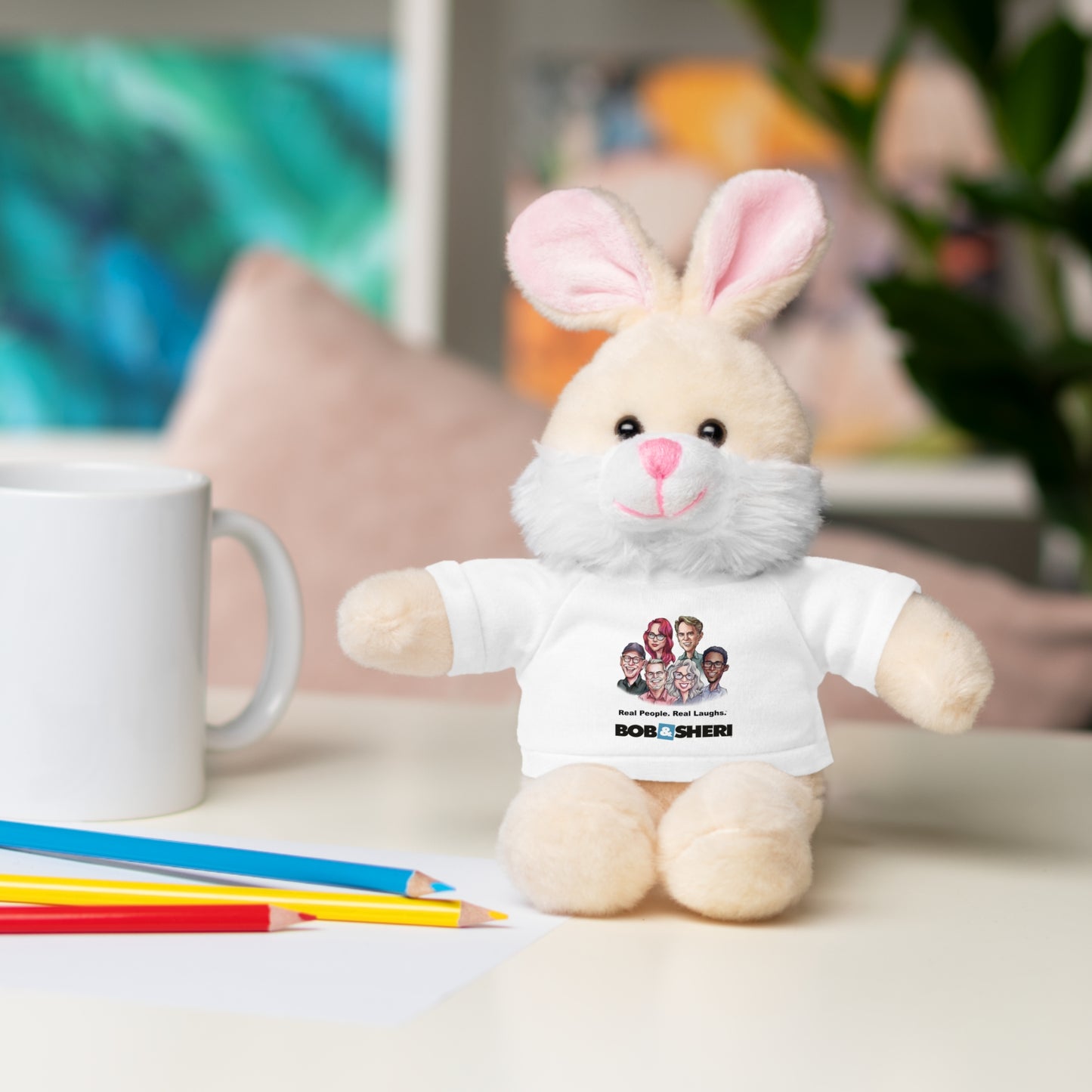 Stuffed Animals with Bob & Sheri Caricature Tee