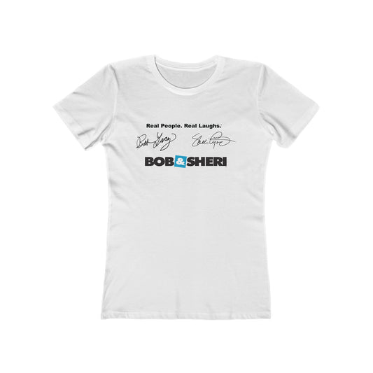 Women's Logo and Autograph The Boyfriend Tee
