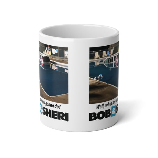 Car In Pool 20oz Coffee Mug--Back In Stock