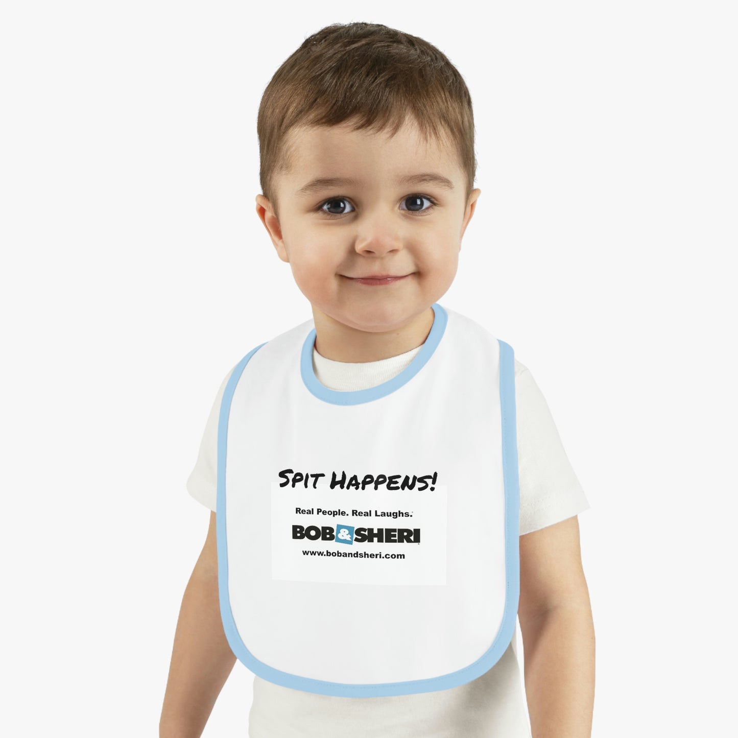 Bob & Sheri Spit Happens Baby Bib